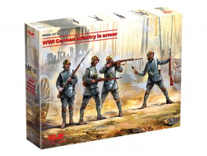 German Infantry in armor WW1 1/35