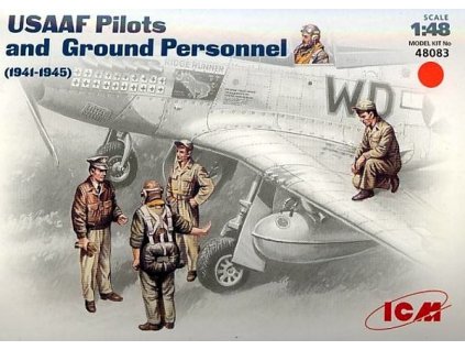 USAF pilots and ground crew 1941-1945 1/48