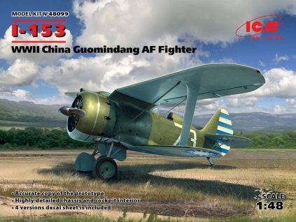 Polikarpov I-153 Chaika China Guomindang AF Fighter 1/48