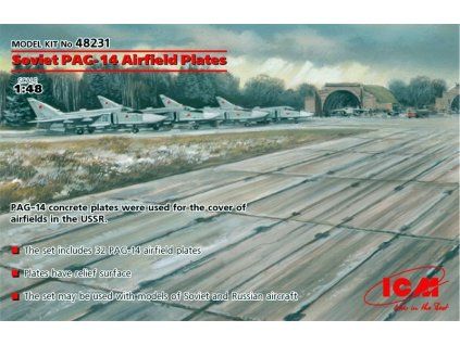 Soviet PAG-14 Airfield Plates (32 pcs) 1/48