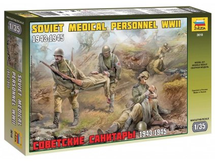 Soviet Medical troops WWII 1/35 Zvezda