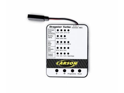 Carson BL Set Dragster Turbo Program Card