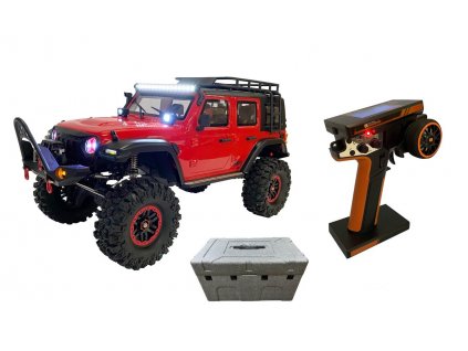 df-models RC crawler DF-4S PRO 313mm 4WD 2024 Red 1/10 RTR