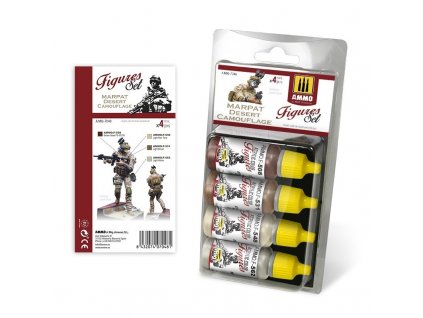 marpat desert camouflage figures set