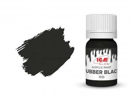 ICM Color - Rubber Black 12ml