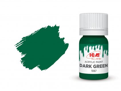 Farba ICM - Dark Green 12ml