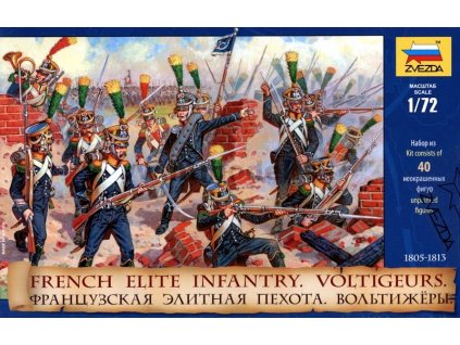 French Elite Infantry Voltigeurs 1805-1813 Wargames 1/72