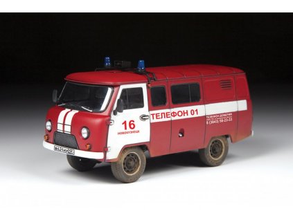 UAZ 3909 Firefighter car 1/43