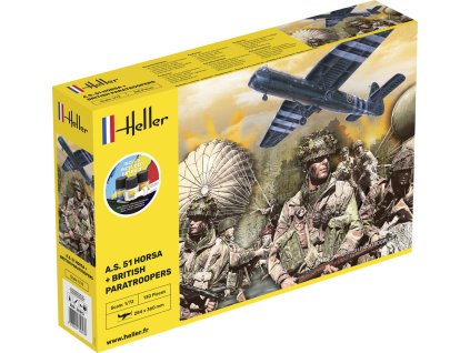 A.S. 51 Horsa + Paratroopers Starter Kit 1/72