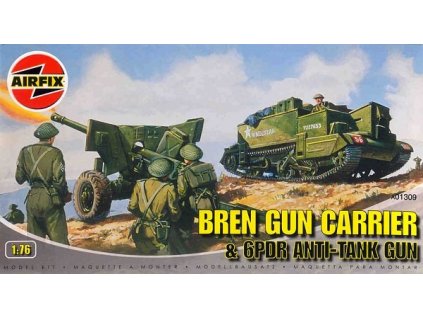 Bren Gun Carrier & 6PDR Anti-Tank Gun 1/76