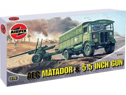 AEC Matador + 5.5" Gun  1/76