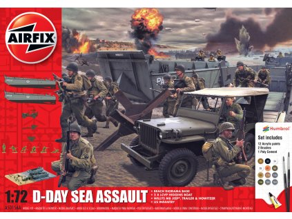 D-Day 75th Anniversary Sea Assault Gift Set 1/72