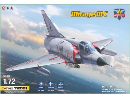 Mirage IIIC all-weather interceptor 1/72 Modelsvit