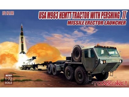 M983 HEMTT Tractor with Pershing II 1/72  Model Collect