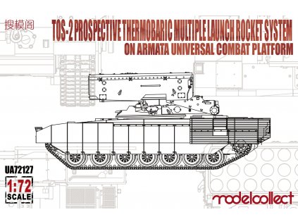 TOS-2 Prospective Thermobaric Multiple Launch Rocket System 1/72