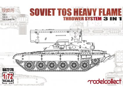 Soviet TOS Heavy Flame Thrower System 3in1 1/72