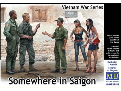 Somewhere in Saigon, Vietnam War Series 1/35 MasterBox
