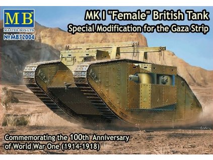 Mk.I "Female" British Tank, Special Modification 1/72