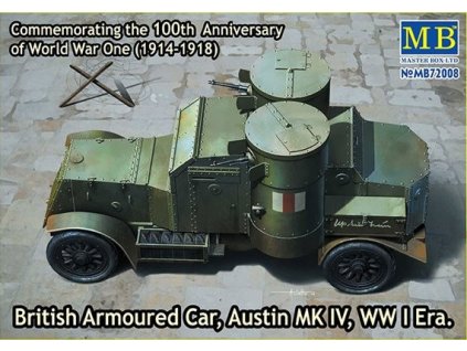 British Armoured Car, Austin, MK IV, WW I 1/72