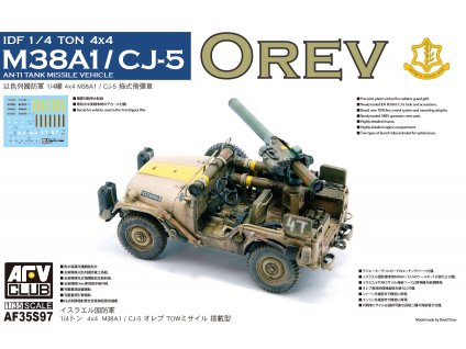 IDF 1/4Ton 4x4 M38A1/CJ05 Anti-Tank1/35 AFV-Club