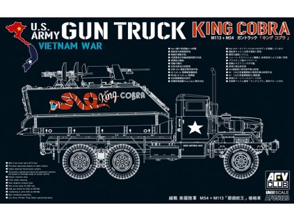 U.S. Army Vietnam War Gun Truck "King Cobra" 1/35