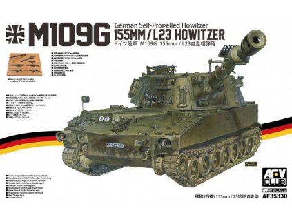 M109G 155MM/L23 Howitzer German Self-Propelled How 1/35 AFV-Club