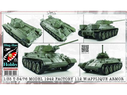 T-34/76 Model 1942 & Applique Armor 1/35
