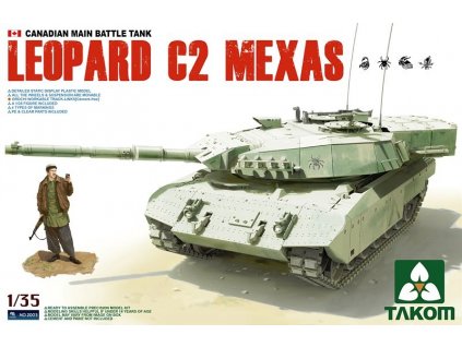 Leopard C2 MEXAS Canadian MBT 1/35 Takom