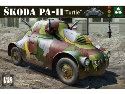 Škoda PA-II Korytnačka - Turtle 1/35 Takom