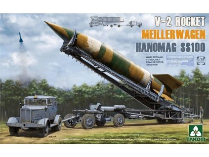 V-2 Rocket Transporter/Erect Meillerwagen+Hanomag SS1 1/35 Takom