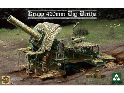 German Empire 420mm Big Bertha Siege Howitzer 1/35