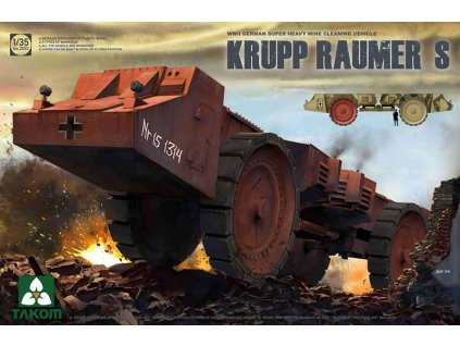 German Super Heavy Cleaning Vehicle Krupp Raumer S 1/35 Takom