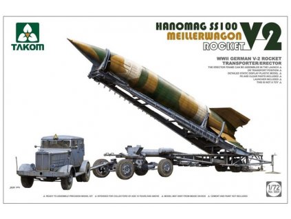 V-2 Rocket Transporter/Erector Mech. 1/72 Takom