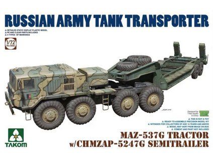 MAZ-537G Tractor w/CHMZAP-5247G Semitrailer 1/72