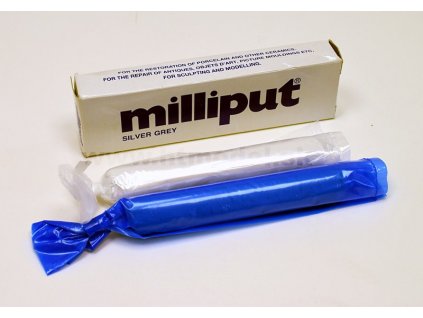 Milliput Superfine Silver Grey tmel 2 zložkový  113,4g