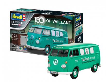 150 years of vaillant vw t1 bus gift set 1 24 revell 05648 07
