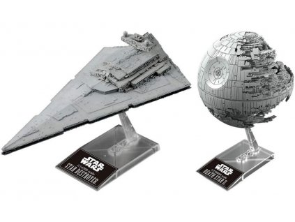 Death Star II+Imperial Star Destroyer Star-Wars (Bandai) 1/2700000