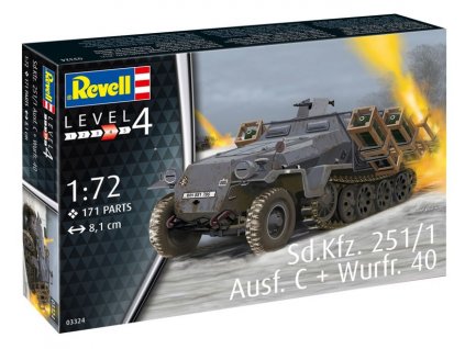 Sd.Kfz. 251/1 Ausf. C + Wurfr. 40 1/72