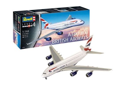 Revell Flugzeuge British Airways A380 800 British Airways Masstab 1 144 03922 Zivile Flugzeuge Flugzeug Modell Aviation Models WINGSMO 1280x1280