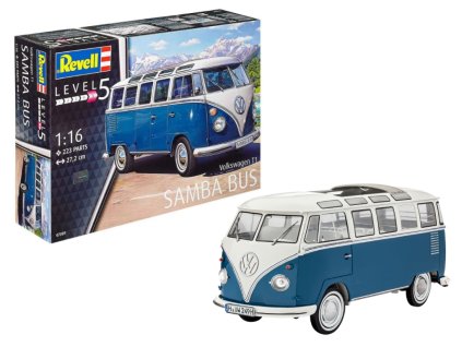 vw typ 2 t1 samba bus 1 16 REVELL 07009 01
