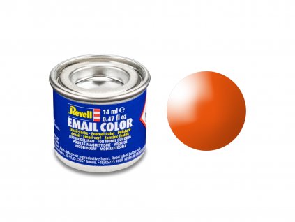 Farba Revell ENAMEL - 30 Oranžová lesklá (Orange Gloss RAL2004) 14ml