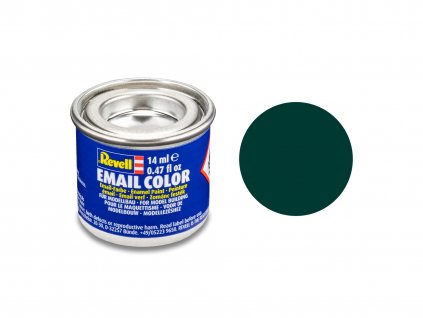 Barva Revell ENAMEL - 40 Černozelená matná (Black Green Matt) 14ml