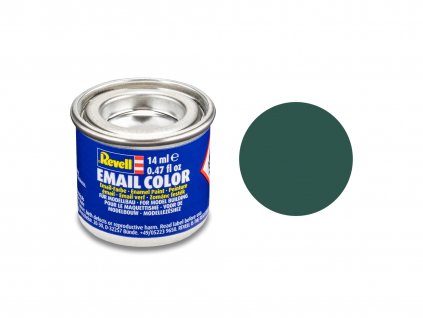 Barva Revell ENAMEL - 48 Zelená mořská matná (Sea Green Matt RAL6028) 14ml