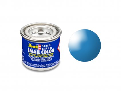 Farba Revell ENAMEL - 50 Modrá svetlá lesklá (Light Blue Gloss RAL5012) 14ml