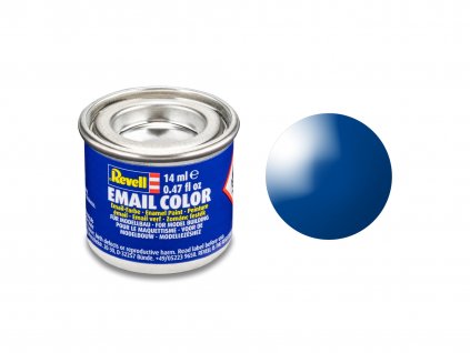 Farba Revell ENAMEL - 52 Modrá lesklá (Blue Gloss RAL5005) 14ml