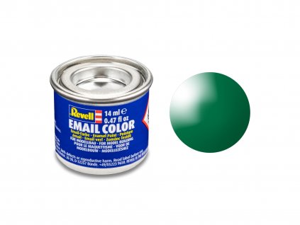 Barva Revell ENAMEL - 61 Zelená smaragdová lesklá (Emerald Green Gloss RAL6029) 14ml