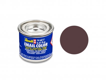 Farba Revell ENAMEL - 84 Hnedá kožená matná (Leather Brown Matt RAL8027) 14ml