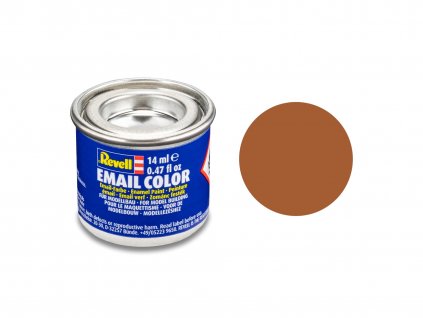 Farba Revell ENAMEL - 85 Hnedá matná (Brown Matt RAL8023) 14ml