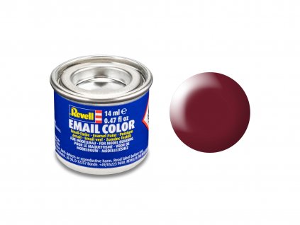 Farba Revell ENAMEL - 331 Červená purpurová zamatová (Purple Red Silk RAL3004) 14ml