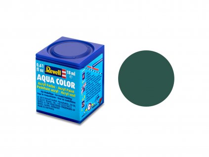Farba Revell AQUA - 48 Zelená morská matná (Sea Green Matt RAL6028) 18ml